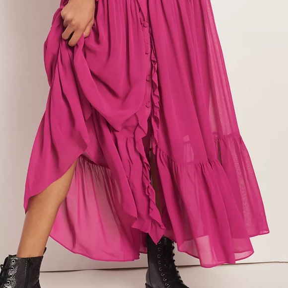 Anthropologie Farm Rio Culebra Ruffled Maxi Dress - Picture 6 of 6